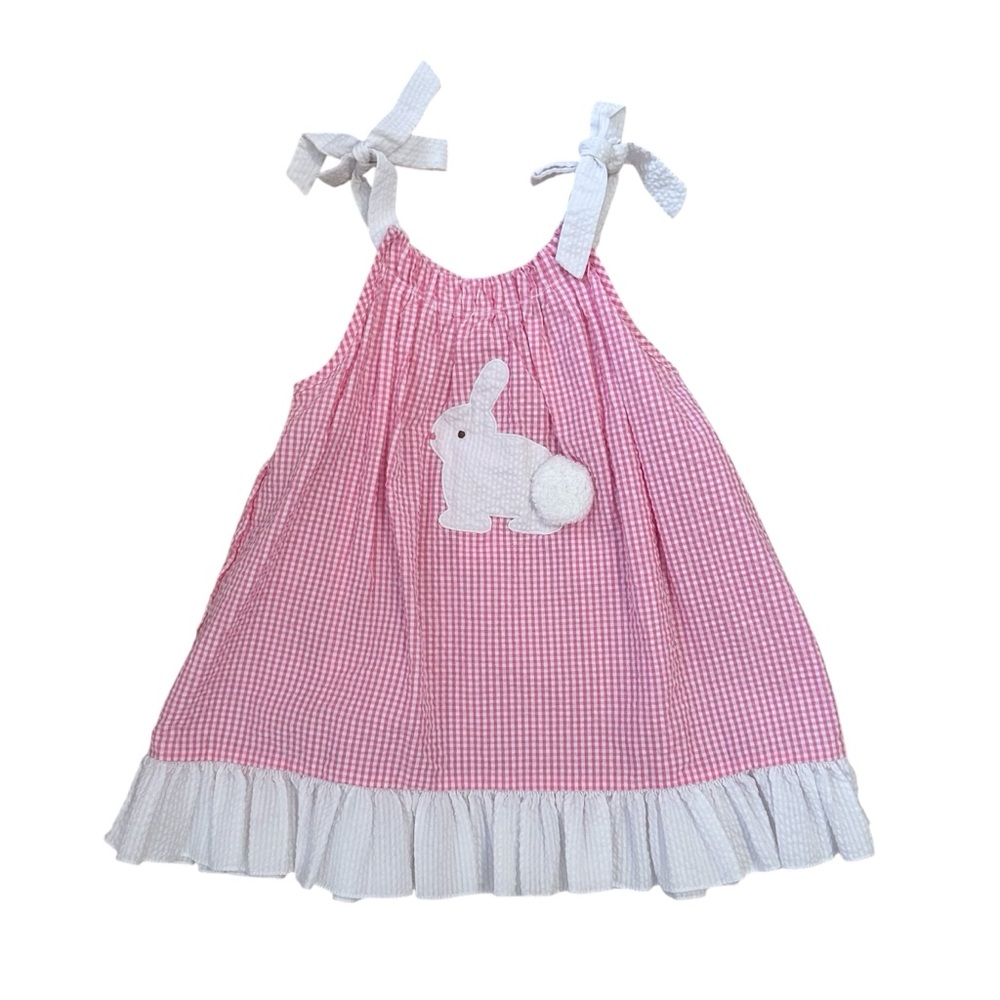 ZU Gingham Bunny Dress Set